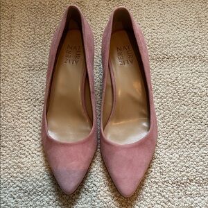 NEW Naturalizer Mauve Suede Pointed-Toe Pumps, size 9